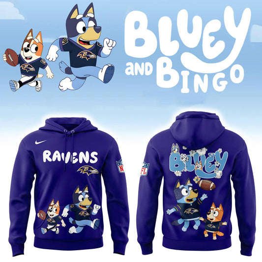 Baltimore Ravens Bluey&Bingo Hoodie | Jogger | Cap