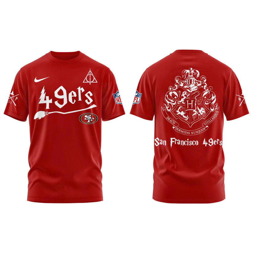 San Francisco 49ers Harry Potter 2025 Combo Tshirt
