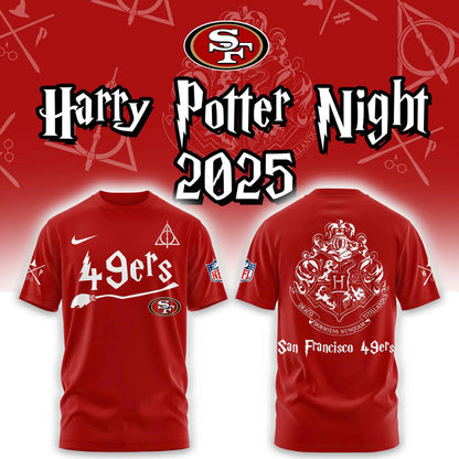 San Francisco 49ers Harry Potter 2025 Combo Tshirt