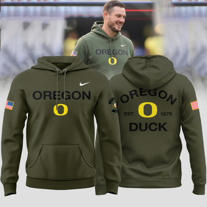 Oregon Ducks Military Appreciation 2025 Special Hoodie