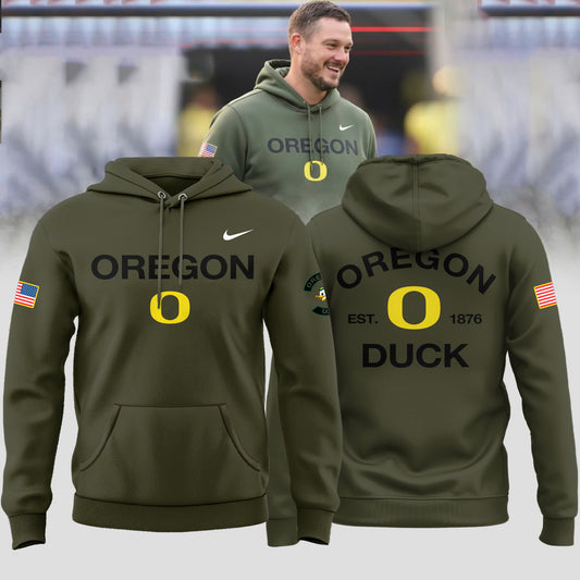 Oregon Ducks Military Appreciation 2025 Special Hoodie